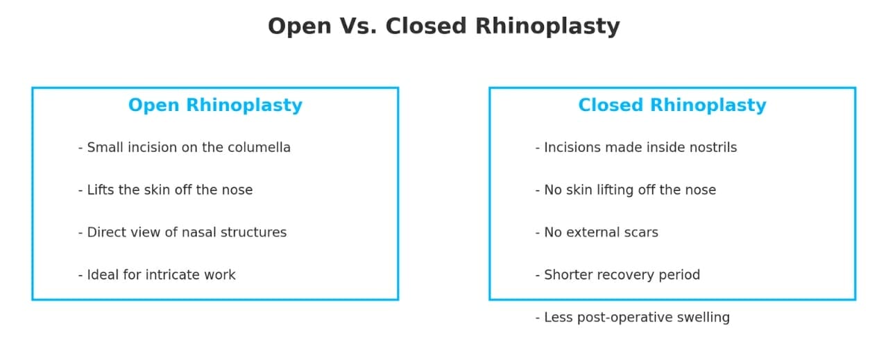 Open Vs. Closed Rhinoplasty